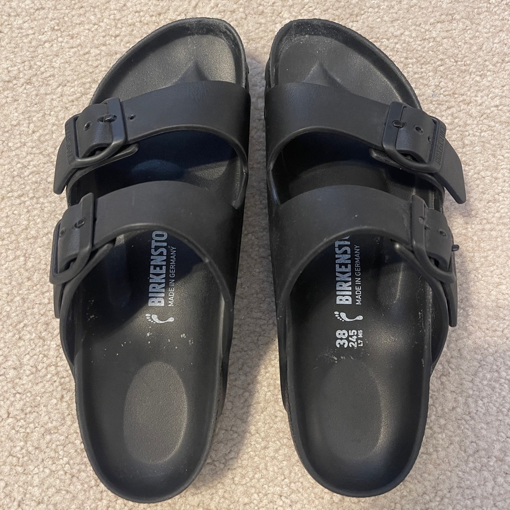 Birkenstock Classic Black Footbed Sandals
